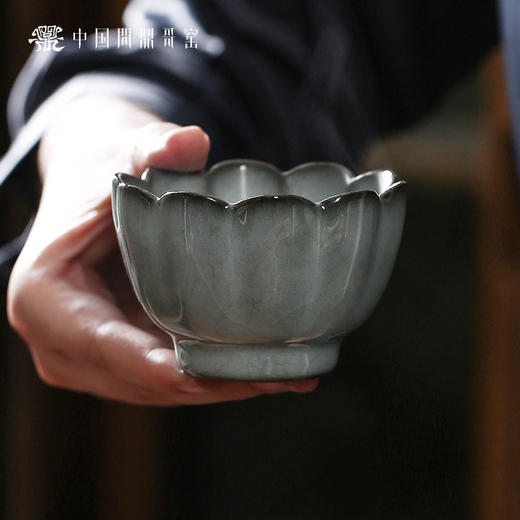 问鼎哥窑锦绣宋纹菡萏杯（大）（缺货） 商品图1