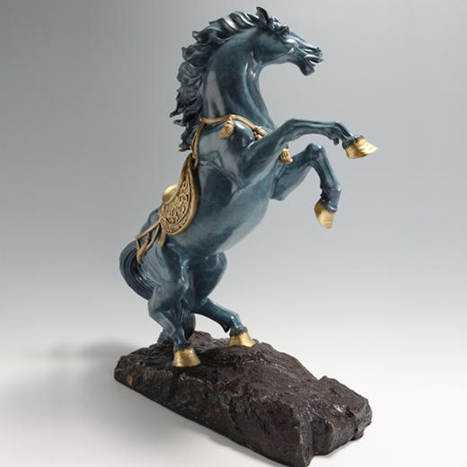 朱府铜艺 铜马摆件一马当先马到成功生肖马开业礼品装饰工艺品 商品图4