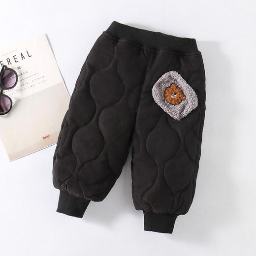 【亲肤棉质感 贴身无束缚】冬季新款儿童裤子百搭加绒休闲童裤宝宝可爱加厚保暖棉裤童装 商品图6