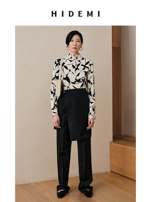HIDEMI立体植绒印花上衣 商品图6