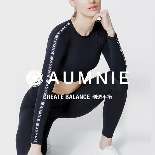 【AUMNIE】长袖露脐LOGOT恤 CROPPED LOGO RAGLAN 商品图2