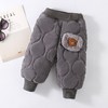 【亲肤棉质感 贴身无束缚】冬季新款儿童裤子百搭加绒休闲童裤宝宝可爱加厚保暖棉裤童装 商品缩略图7