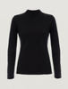 Miasuki - Faran Cashmere Round-Neck Layer - Black - 女装 - 针织衫 - 黑色 商品缩略图0