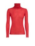 Miasuki - Dulcie Cashmere-Silk Turtle-Neck Layer - Red - 女装 - 针织衫 - 红色 商品图0