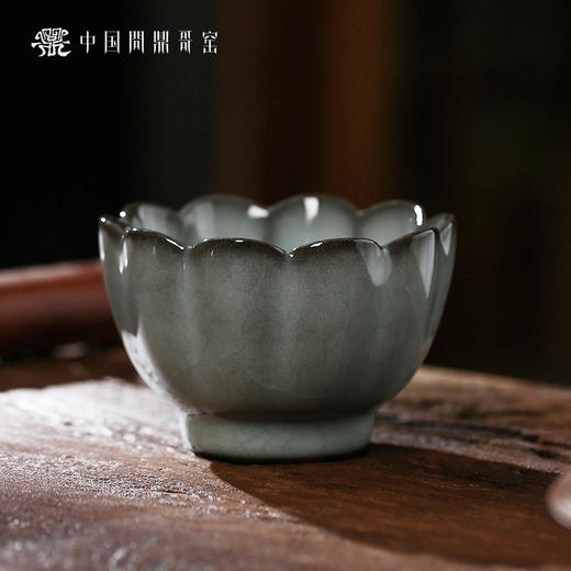 问鼎哥窑锦绣宋纹菡萏杯（大）（缺货） 商品图0
