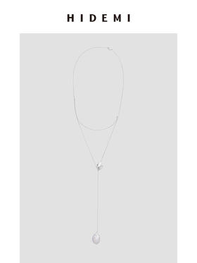 HIDEMI 异形珍珠设计感长款项链
