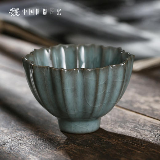 问鼎哥窑锦绣宋纹青葵杯（缺货） 商品图0