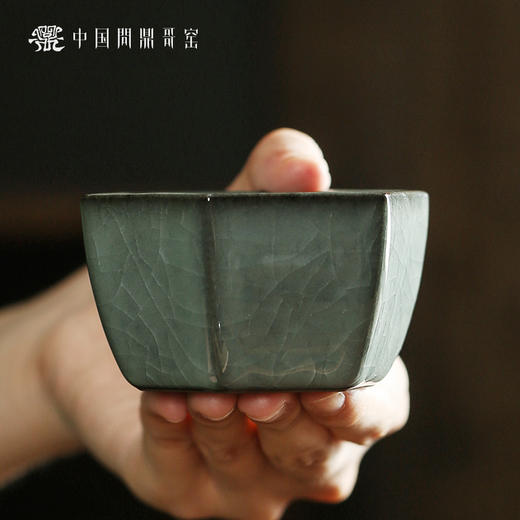 哥窑锦绣宋纹静空杯（缺货） 商品图2
