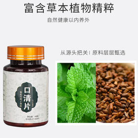 【草本配方升级薄荷香】口清片菊花决明子薄荷压片清嘴咀嚼片含片