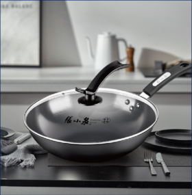 张小泉万家简品精铁炒锅 厨房炒锅 烹饪烧水