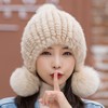 水貂毛保暖护耳狐狸毛毛球可爱貂绒 GY-DB81 商品缩略图1