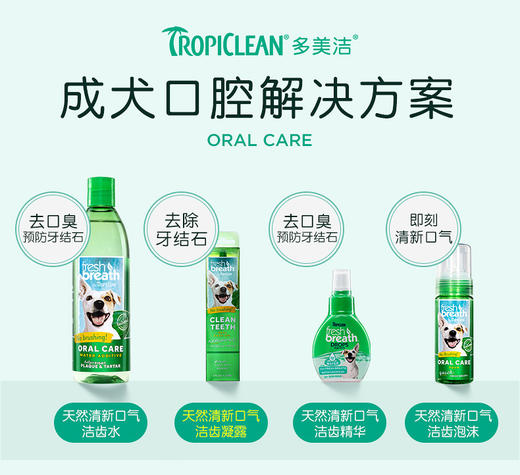 多美洁凝胶狗狗漱口水洁齿水天然清新口气去牙结石去口臭洁齿凝露 商品图1