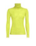 Miasuki - Dulcie Cashmere-Silk Turtle-Neck Layer - Lime - 女装 - 针织衫 - 黄色 商品图0