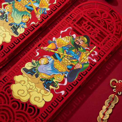 门神对联2022年春联虎年春节新年创意农村防盗门画门贴尉迟恭秦琼 商品图5