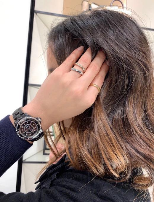 香奈儿 Chanel 戒指 永恒经典的香奈儿菱格纹戒指图案 厚金电镀层 Au 75 商品图5