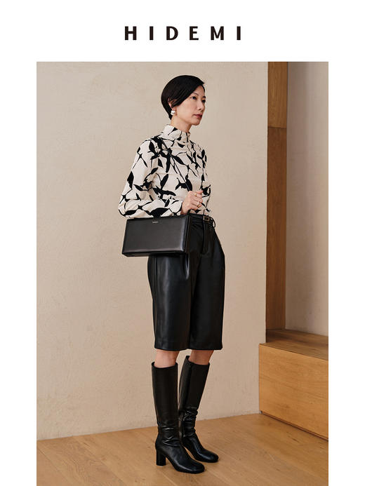 HIDEMI立体植绒印花上衣 商品图1