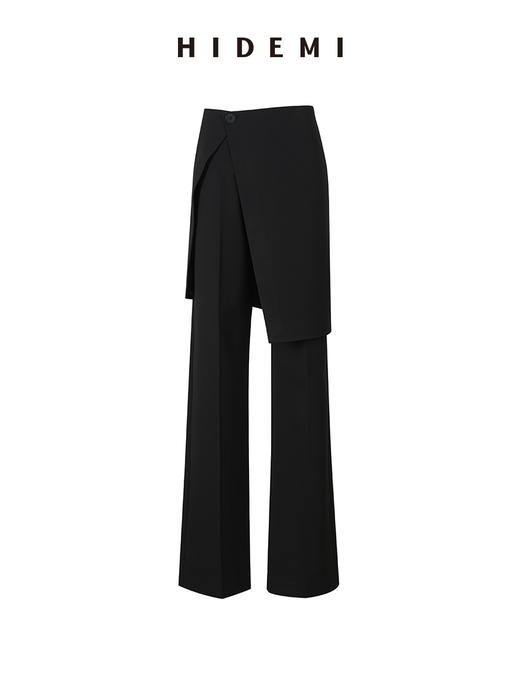 HIDEMI 腰片设计感裙装两件套式西裤 商品图10