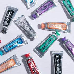 【可可推荐】Marvis玛尔仕 70年历史意大利国民品牌 牙膏中的“爱马仕” 清新口气 低泡护龈 预防龋齿 85ml 9种口味