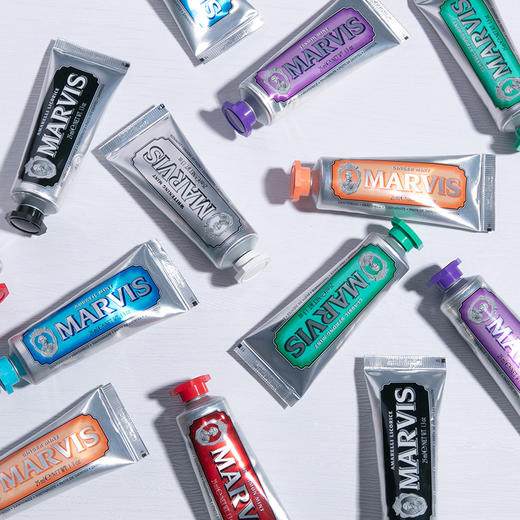 【可可推荐】Marvis玛尔仕 70年历史意大利国民品牌 牙膏中的“爱马仕” 清新口气 低泡护龈 预防龋齿 85ml 9种口味 商品图0
