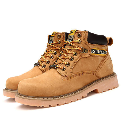 户外短靴工装男鞋软面透气大黄靴防滑耐磨手工缝制 商品图5