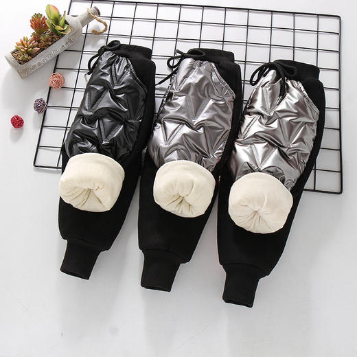 【聚暖锁温 简约洋气】冬季新款加绒加厚裤儿童裤子小童百搭休闲棉裤男童女童保暖裤童装 商品图1