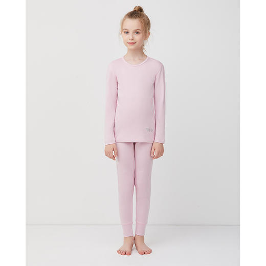 天空之城-AIMER KIDS-新暖尚女孩单层保暖套装 商品图0