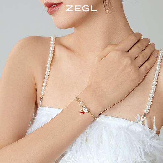 ZEGL红色小樱桃手链女生ins小众设计高级感新年闺蜜手饰生日礼物 商品图1