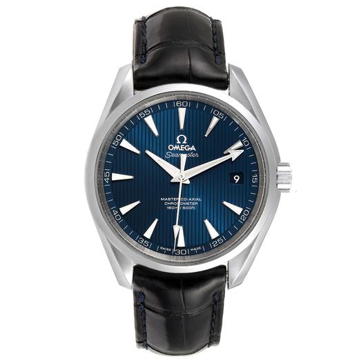 OMEGA欧米茄 ｜欧米茄海马 Aqua Terra 蓝色表盘男士38.5mm日历机械腕表 231.13.39.21.03.001 商品图0