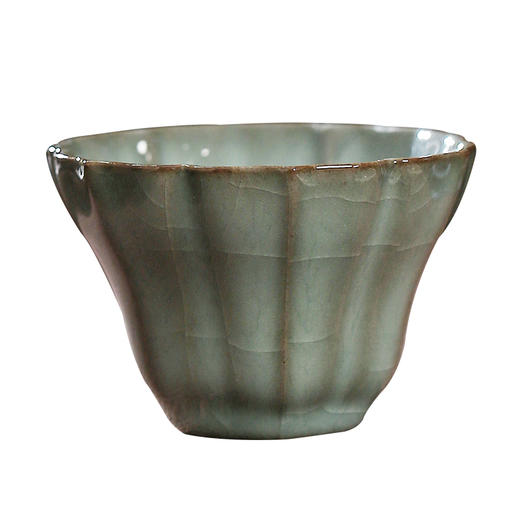 问鼎哥窑锦绣宋纹瓜棱杯（缺货） 商品图4