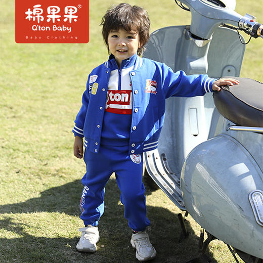 商场同款棉果果春季男童立领棒球服外套M112100222069 商品图0