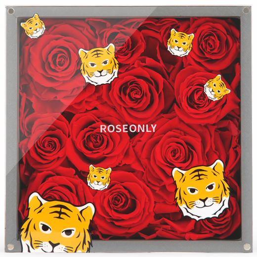 ROSEONLY诺誓 永生玫瑰-玫瑰公仔 幸福虎 虎年礼遇 商品图4