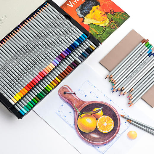 马可拉菲尼7100油性彩铅彩色铅笔专业款绘画涂色美术生专用 商品图1