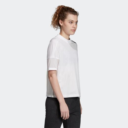 1折秒杀（C）adidas/阿迪达斯 女装夏季运动型格圆领短袖T恤 DX2489  非质量问题 不退不换 商品图3