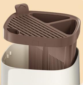 张小泉智能消毒刀架等离子高温烘干家用小型筷筒刀具杀菌器刀筷架 商品图0