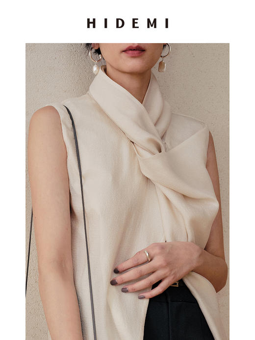 HIDEMI 异形珍珠不对称耳环（送净版项链） 商品图2