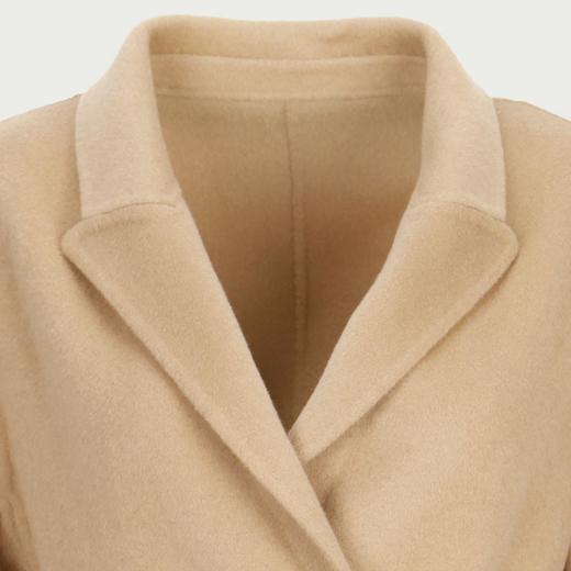 LH964斯尔丽瑟俪[专柜同款]2021新款微落肩宽松短款羊毛大衣女 商品图4