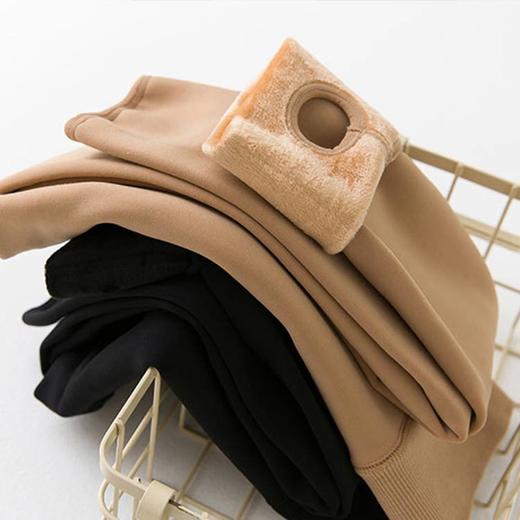 加绒加厚保暖裤  日系超柔水貂绒打底裤 商品图2