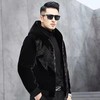 秋冬新款男士大衣外套短款翻领羊剪绒潮流皮毛一体金貂绒夹克冬季 商品缩略图4