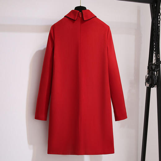 YL-唐装汉服女冬装中国风汉元素拜年服古风女装改良版加厚卫衣裙 商品图2