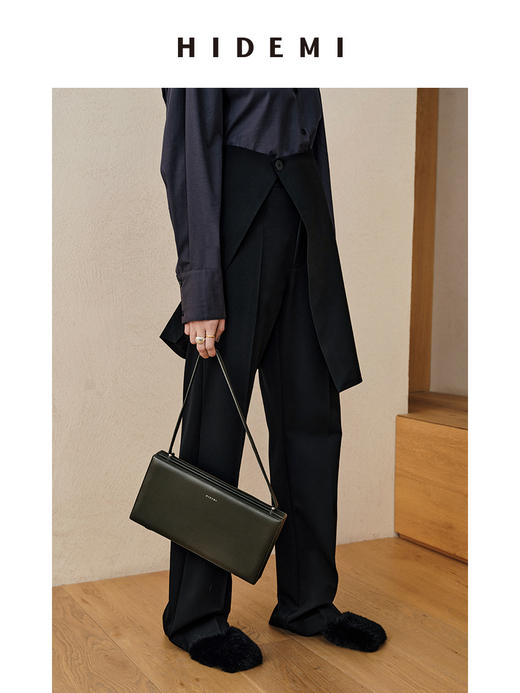 HIDEMI 腰片设计感裙装两件套式西裤 商品图8