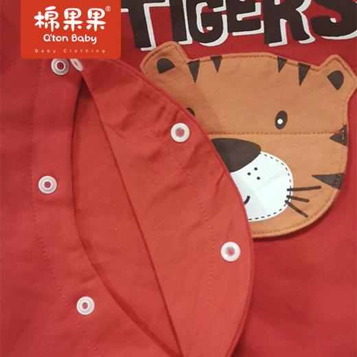 商场同款棉果果春季男童偏襟双层连体衣连身衣哈衣M112720222074 商品图4