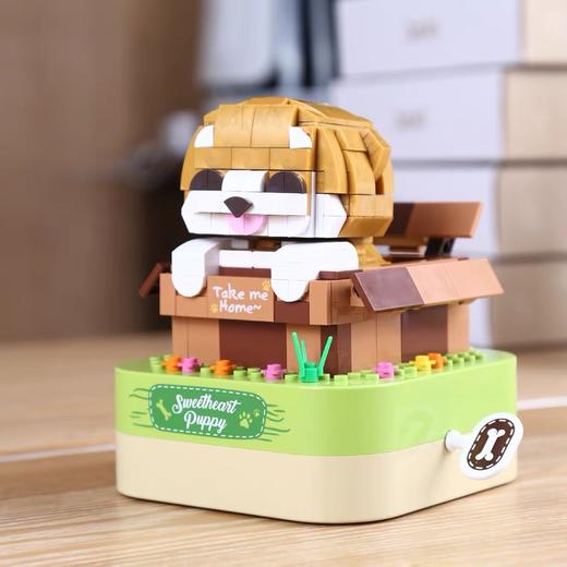 【新年不打烊】【DIY拼搭积木八音盒】2022年新品 JAKI佳奇音乐盒积木 萌动出道 新年礼物 商品图6