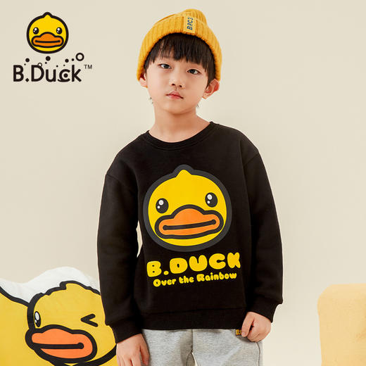B.DUCK小黄鸭童装冬季圆领卫衣105-160 BF5208932A 商品图3