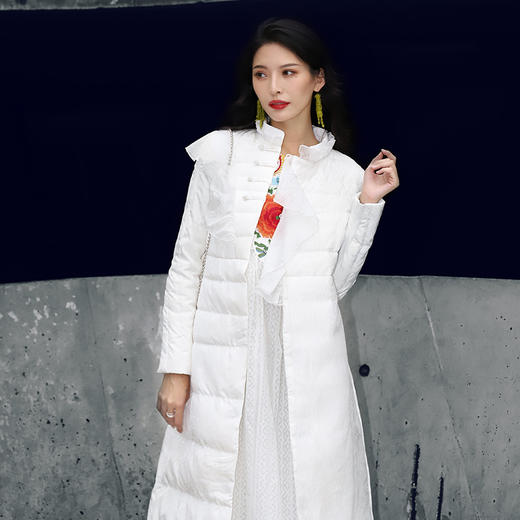 风清月白长款羽绒服 | 新中式设计 | 仙气时尚保暖 | 现货  商品图2