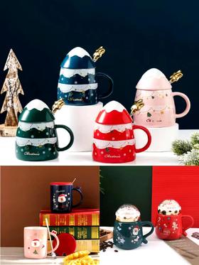美丽市场超市-蜜界圣诞造型马克杯