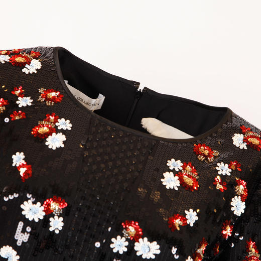 QF83A斯尔丽瑟俪春秋季新品时尚女人绣花连衣裙 商品图3