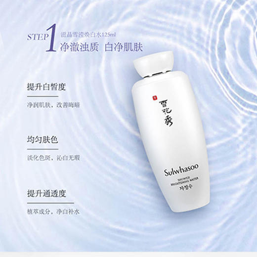 【中欧班列精选】雪花秀滋晶雪滢焕白水乳礼盒7件套Y LPY 商品图2