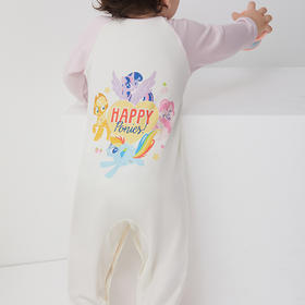 天空之城-AIMER KIDS-小马宝莉开心碧琪女婴幼长袖连体爬服