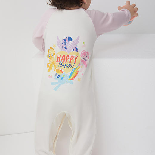 天空之城-AIMER KIDS-小马宝莉开心碧琪女婴幼长袖连体爬服 商品图0