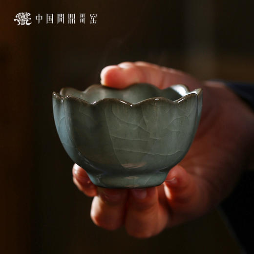 哥窑锦绣宋纹菡萏杯（小）（缺货） 商品图1